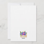 花を送るGet Well Card シーズンカード (裏面)