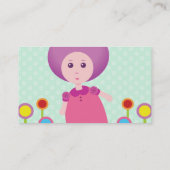 花を通り抜け走たラナリア 名刺 (裏面)