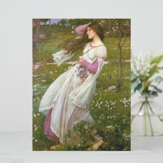 花を集める女性 カード (スタンド正面)