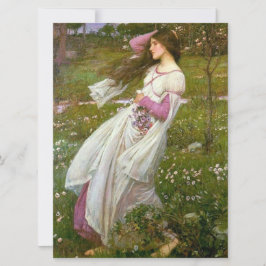 花を集める女性 カード