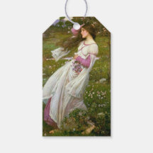 花を集める女性