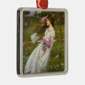 花を集める女性 メタルオーナメント (右)