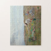 花を集める | ウィリアムメリットチェイス ジグソーパズル (縦)