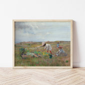 花を集める | ウィリアムメリットチェイス ポスター