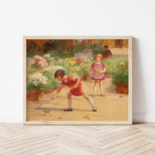 花を集める | ビクトル・ガブリエル・ギルバート ポスター