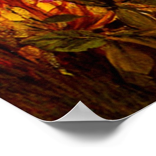 花を集める ポスター (角)