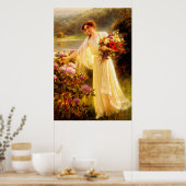 花を集める ポスター (キッチン)