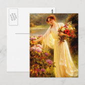 花を集める ポストカード (正面/裏面)