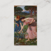 花を集める 名刺 (裏面)