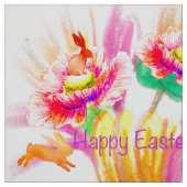 花を飛び回る ファブリック (見本)