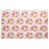 花を飛び回る ファブリック (ヤード)