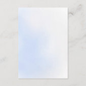 花を飾ったビンテージスタイルの春の結婚式の披露宴 エンクロージャーカード (裏面)