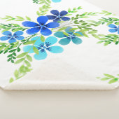 『花を飾らな忘れいエンドレス·ブルー·ミー』 シェルパブランケット (3/4)