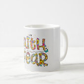 花を飾る背景恐怖に対する信仰引用文 コーヒーマグカップ (正面右)