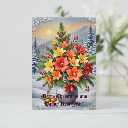 花を鮮やか挿す 招待状 (スタンド正面)