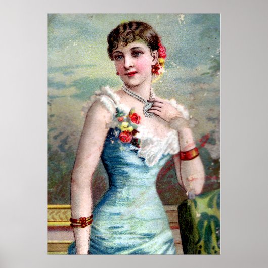 花アイボリー（19世紀中頃） ポスター (正面)