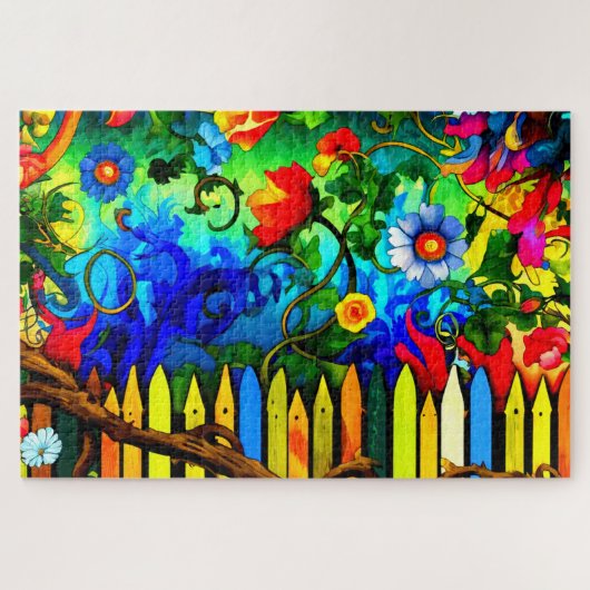 花アートデザイン ジグソーパズル (横)