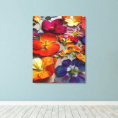 花アート類 キャンバスプリント (インサイチュ (ウッドフロア))