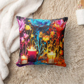 花アート類 クッション (ブランケット)