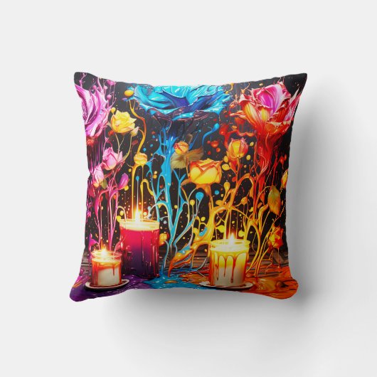 花アート類 クッション (裏面)