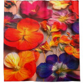 花アート類 シャワーカーテン (正面)