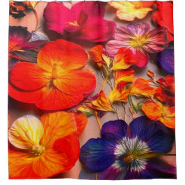 花アート類 シャワーカーテン