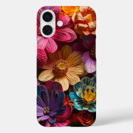 花アート類 iPhone 16 PLUSケース