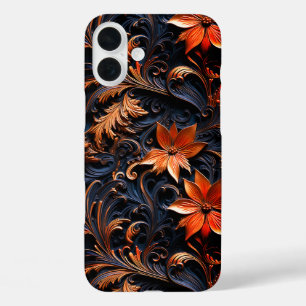 花アート類 iPhone 16 PLUSケース