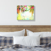 花アート キャンバスプリント (インサイチュ (寝室))