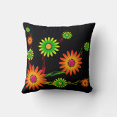 花アート クッション (裏面)