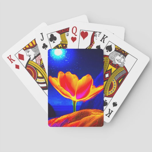 花アート トランプ (裏面)