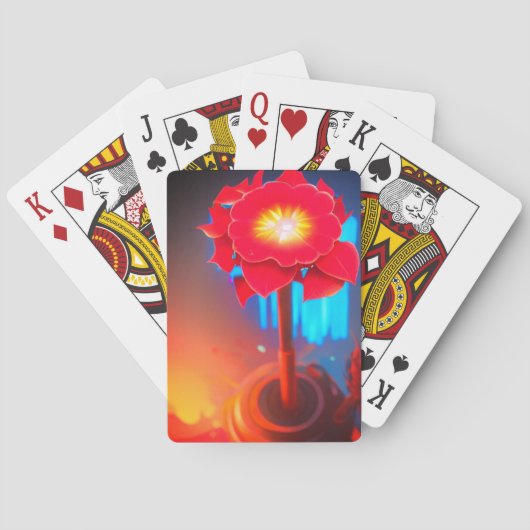 花アート トランプ (裏面)