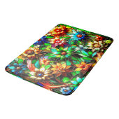 花アート バスマット (アングル)