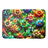花アート バスマット (正面)