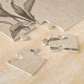 花イラストレーションパズル ジグソーパズル (側面)