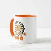 花イラストレーション マグカップ (正面左)