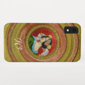 花エナメル付きロマンチックヴィンテージ Case-Mate iPhoneケース (裏面(横))