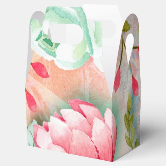 花エレガントかわいらし感謝パーティーの好意 フェイバーボックス (オープン)