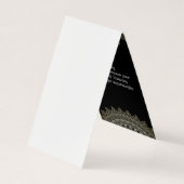 花エレガントと模様 名刺 (裏面)