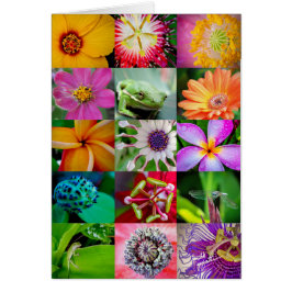 花エレガントと生き物の花柄