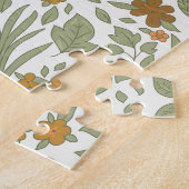 花エレガントのお洒落模様 ジグソーパズル (側面)