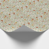 花エレガントのお洒落模様 ラッピングペーパー (角)