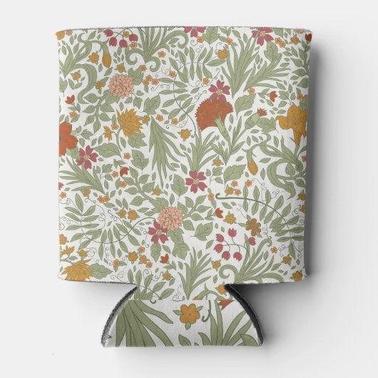 花エレガントのお洒落模様 缶クーラー (正面)