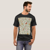 花エレガントのお洒落模様 Tシャツ (正面フル)