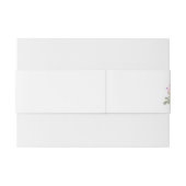 花エレガントのアレンジメント水彩画 招待状ベリーバンド (裏面例)