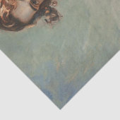 花エレガントの切り離しを持つヴィンテージ 薄葉紙 (詳細)