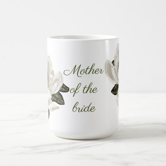 花エレガントの咲く コーヒーマグカップ (中央)