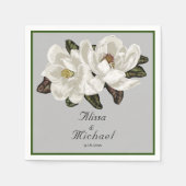 花エレガントの咲く スタンダードカクテルナプキン (正面)