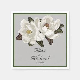 花エレガントの咲く スタンダードカクテルナプキン