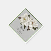花エレガントの咲く スタンダードカクテルナプキン (角)
